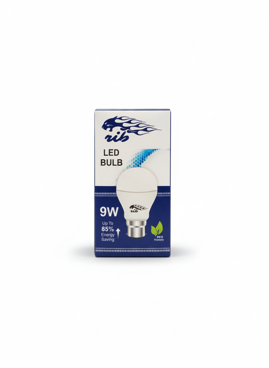 rib 9w Led Bulb (COMBO PACK OF THREE)