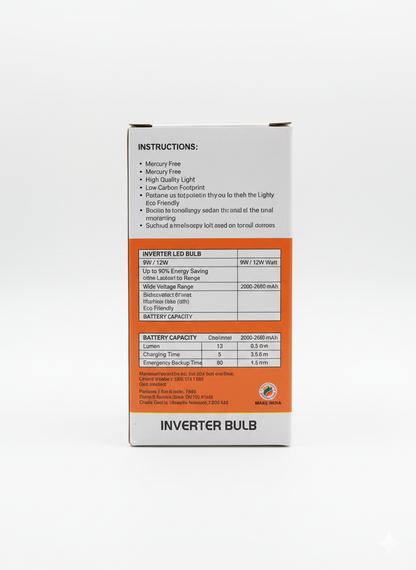 RIB 12W INVERTER LED BULB